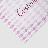 De Claddagh (roze) Tissuepapier (Detail)