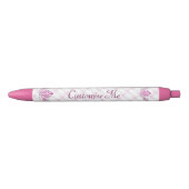 De Claddagh (roze) Zwarte Inkt Pen (Voorkant)