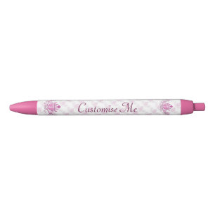 De Claddagh (roze) Zwarte Inkt Pen