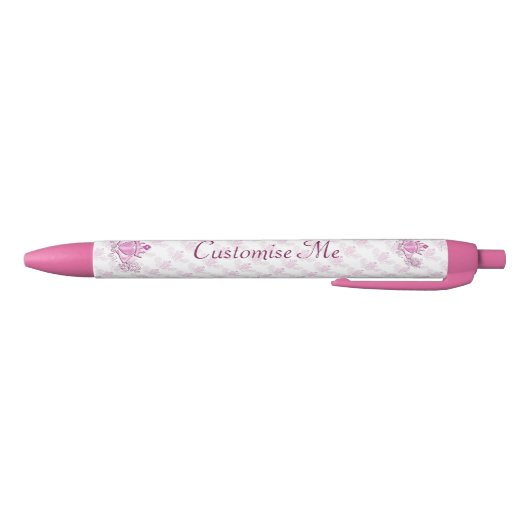 De Claddagh (roze) Zwarte Inkt Pen (Bodem)