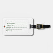 De Claddagh (volledige kleur) Bagagelabel (Voorkant horizontaal)