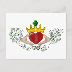 De Claddagh (volledige kleur) Briefkaart