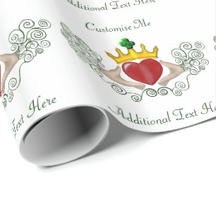 De Claddagh (volledige kleur) Cadeaupapier