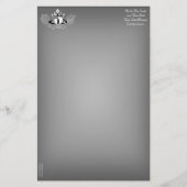 De Claddagh (wit) Briefpapier (Voorkant)