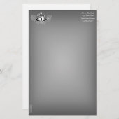 De Claddagh (wit) Briefpapier (Voorkant / Achterkant)