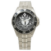 De Claddagh (wit) Horloge (Voorkant)