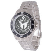 De Claddagh (wit) Horloge (Gekanteld)