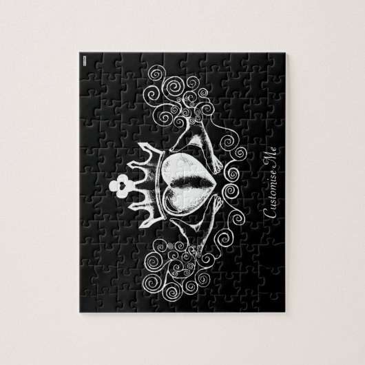 De Claddagh (wit) Legpuzzel (Verticaal)