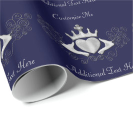 De Claddagh (zilver) Cadeaupapier