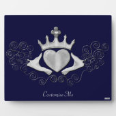 De Claddagh (zilver) Fotoplaat (Voorkant)