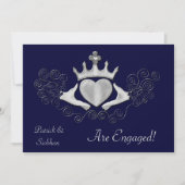 De Claddagh (zilver) Kaart (Voorkant)