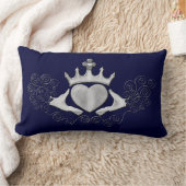 De Claddagh (zilver) Kussen (Deken)