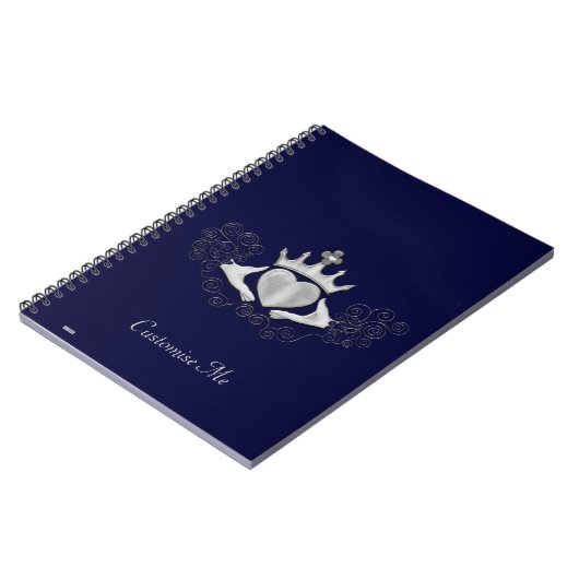 De Claddagh (zilver) Notitieboek (Linkerzijde)