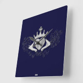 De Claddagh (zilver) Vierkante Klok (Hoek)