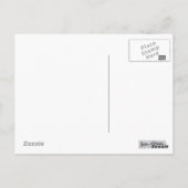 De Claddagh (zwart) Briefkaart (Achterkant)