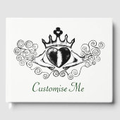 De Claddagh (zwart) Gastenboek (Voorkant)