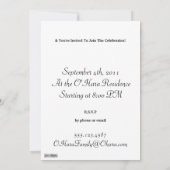 De Claddagh (zwart) Kaart (Achterkant)