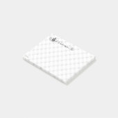 De Claddagh (zwart) Post-it® Notes (Schuin)