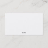 De Claddagh (zwart) Visitekaartje (Achterkant)