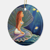 De Clamshell Mermaid Art Ornament (Links)