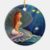 De Clamshell Mermaid Art Ornament (Achterkant)