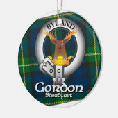 De Clan van Gordon Keramisch Ornament (Links)