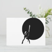 De clash uitnodiging. kaart (Staand voorkant)