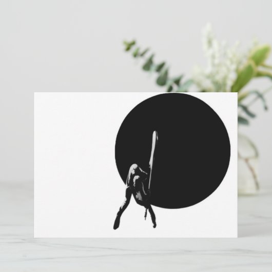 De clash uitnodiging. kaart (Staand voorkant)