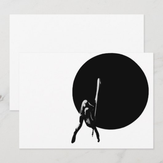 De clash uitnodiging. kaart (Voorkant / Achterkant)