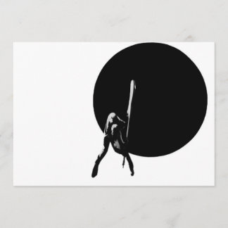 De clash uitnodiging. kaart