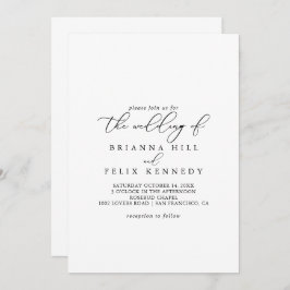 De Classy Chic Minimalist Wedding of Kaart
