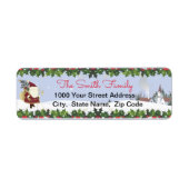 De clausule komt aan het Etiket van het Adres van  (Voorkant)