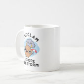 De clausule voor het Storm funny Weather Pun Koffiemok (Voorkant links)