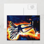 De Clavie. Briefkaart (Voorkant / Achterkant)