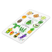 De Clean 15 geïllustreerde lijst - 2017 (gelabeld) Magneet (Linkerzijde)