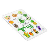 De Clean 15 geïllustreerde lijst - 2017 (gelabeld) Magneet (Rechterzijde)