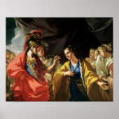 De clementie van Alexander de Grote Poster (Voorkant)