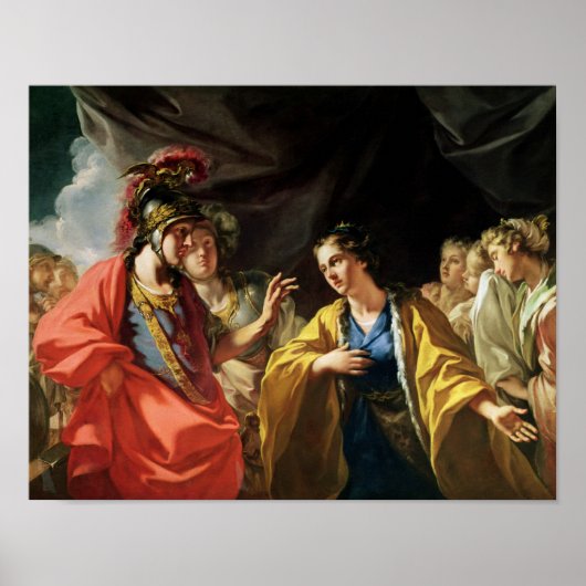 De clementie van Alexander de Grote Poster (Voorkant)