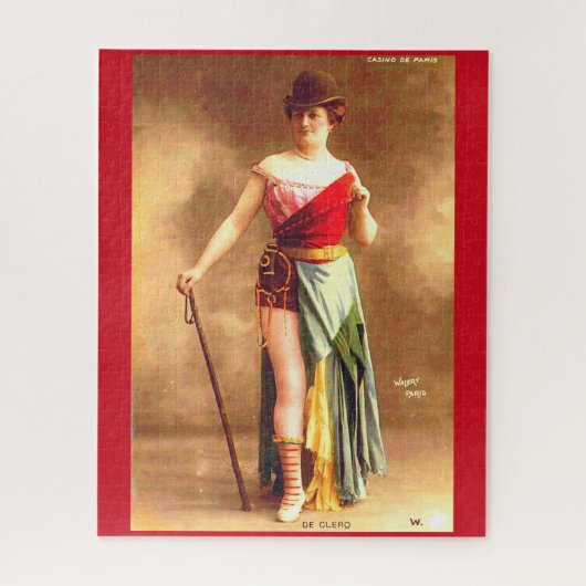 De Clercq entertainer in Casino de Paris Legpuzzel (Verticaal)