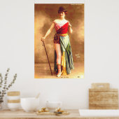 De Clercq entertainer in Casino de Paris Poster (Keuken)