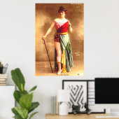 De Clercq entertainer in Casino de Paris Poster (Thuiskantoor)