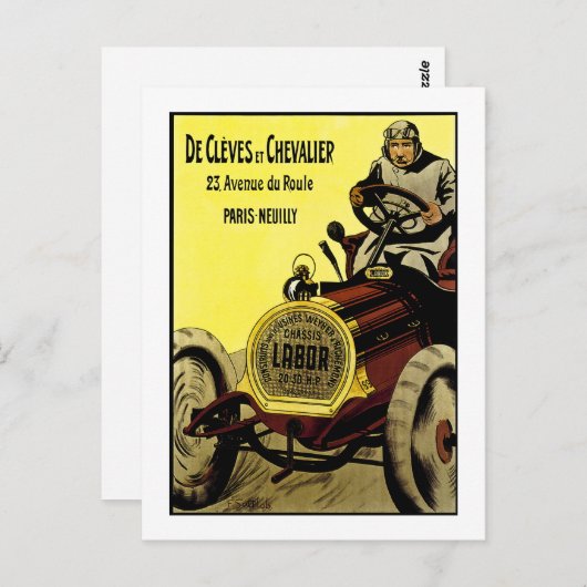 De Cleves et Chevalier -  Frans ad Briefkaart (Voorkant / Achterkant)