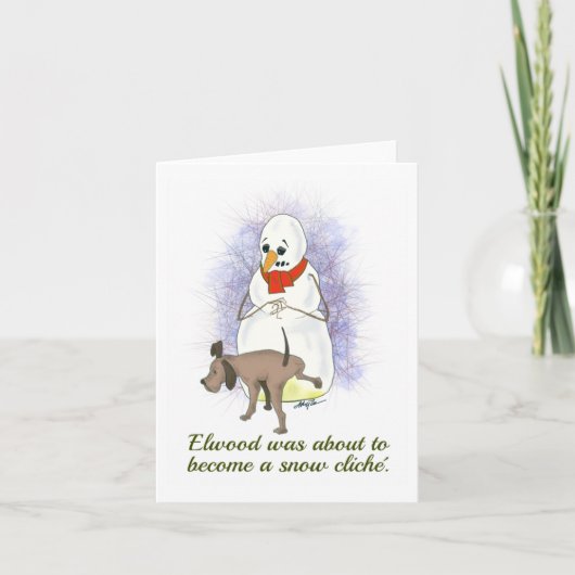 De cliché Sticker Kaart (Voorkant)