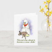 De cliché Sticker Kaart (Gele Bloem)