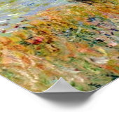 De Cliff loopt rond in Pourville Claude Monet Poster (Hoek)