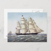 De Clipper verzendt "Flying Cloud" Briefkaart (Voorkant / Achterkant)