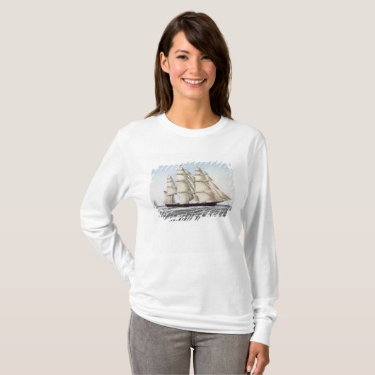De Clipper verzendt "Flying Cloud" T-shirt (Voorkant volledig)