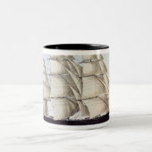 De Clipper verzendt "Flying Cloud" Tweekleurige Koffiemok (Center)