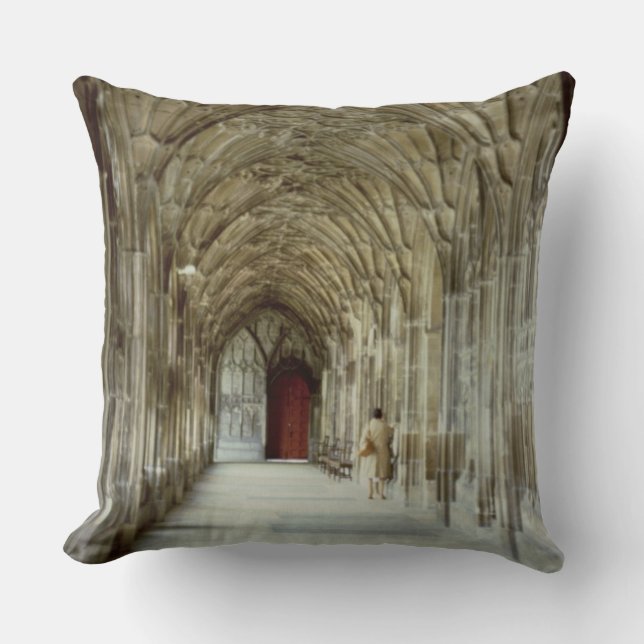 De Cloisters van de kathedraal van Gloucester, 12e Kussen (Voorkant)