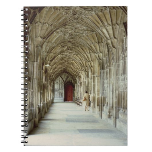 De Cloisters van de kathedraal van Gloucester, 12e Notitieboek (Voorkant)